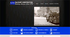Desktop Screenshot of mccourtconstruction.com