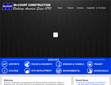 Tablet Screenshot of mccourtconstruction.com